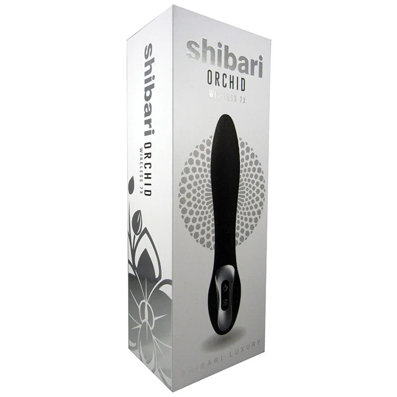 Shibari Orchid Wireless Vibrator 7X -Black 8
