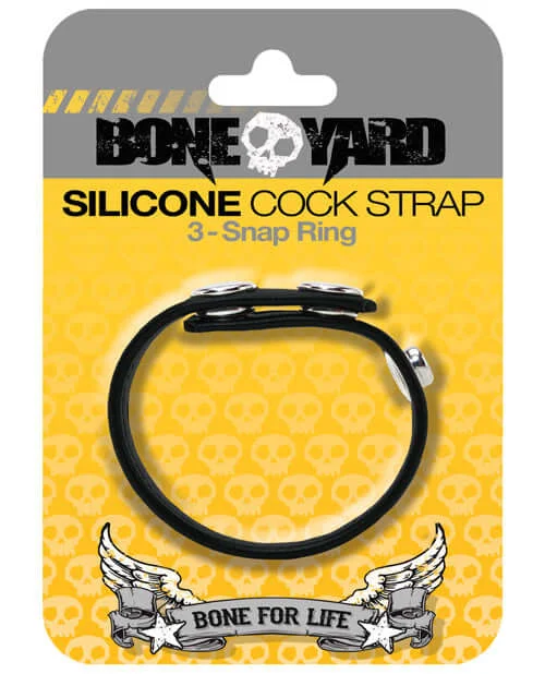 Boneyard Cock Strap Black