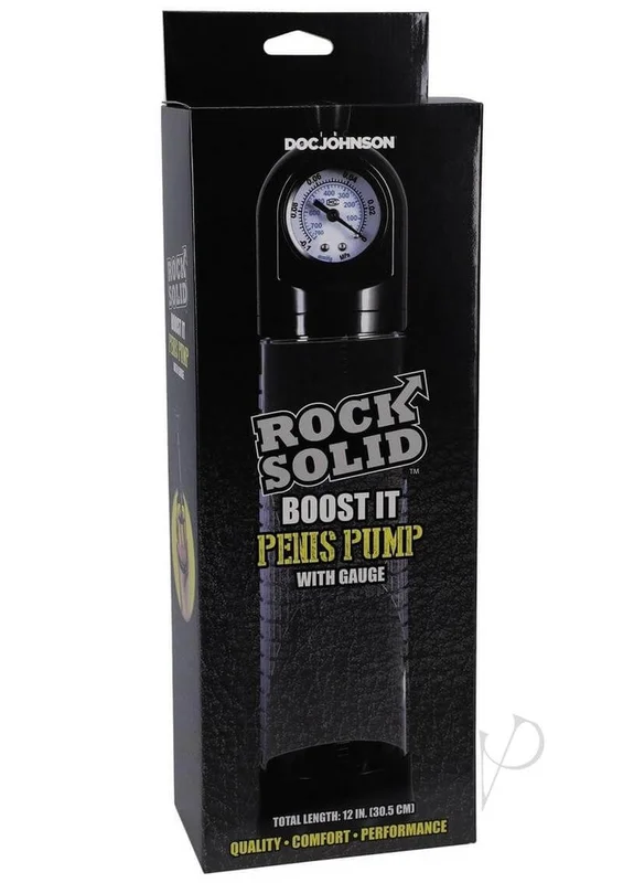 Rock Solid Boost It Penis Pump for Enhanced Erections